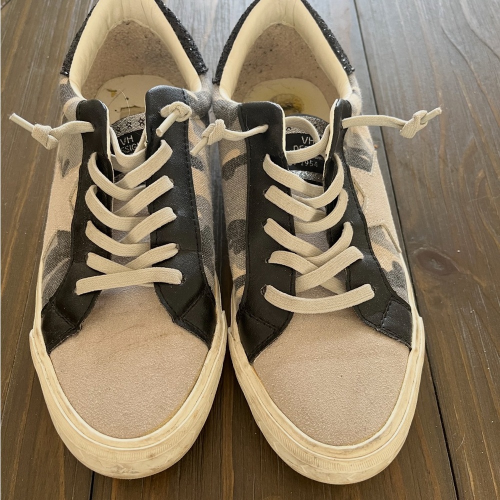 Vintage Camouflage Sneakers